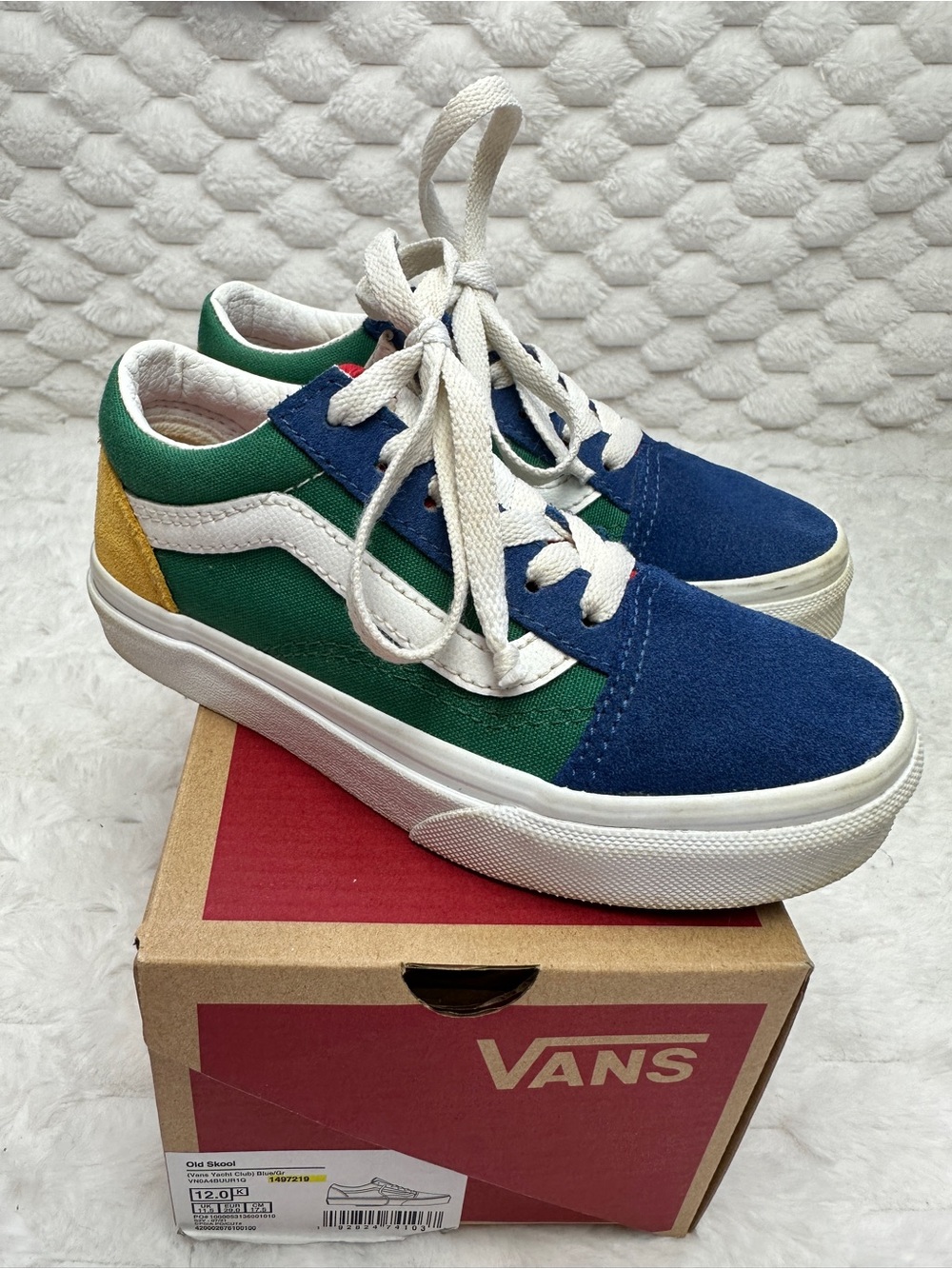 Vans Old Skool Yacht Club Sneaker Size 12